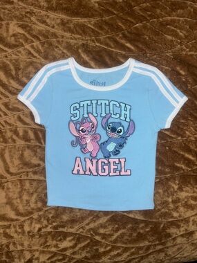 & Angel Blue Graphic Tee for Kids